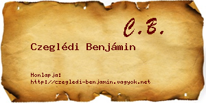 Czeglédi Benjámin névjegykártya
